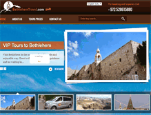 Tablet Screenshot of bethlehemtravel.com